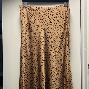 Cotton Candy LA Leopard Midi Skirt